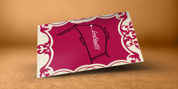 Bản đồ được vẽ theo thiết kế name card của Love Shop Bản đồ được in đặc biệt trên mặt sau danh thiếp Love Shop