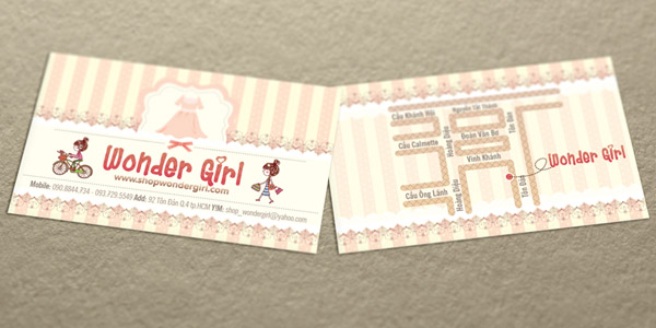 Bản đồ của Shop Wonder Girl được thiết kế đặc biệt Bản đồ của Shop Wonder Girl được thiết kế đặc biệt