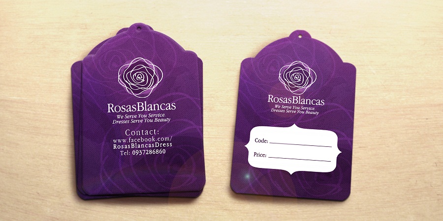 Tag ghi giá - Rosas-Blancas - Price tag