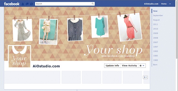 facebook cover timeline 01 cover timeline cho shop online, cá nhân