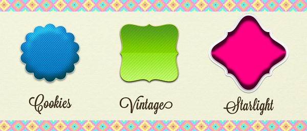 Mác giá, Mini Card New Size: Cookies, Vintage, Starlight Tag giá, Danh thiếp Mini New Size: Cookies, Vintage, Starlight