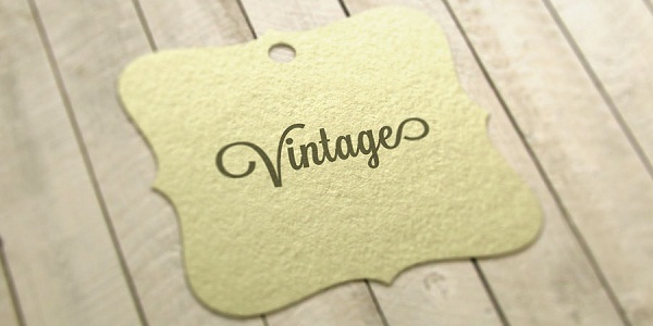 Mini Card, Tag áo Vintage Mini Card, Tag áo Vintage